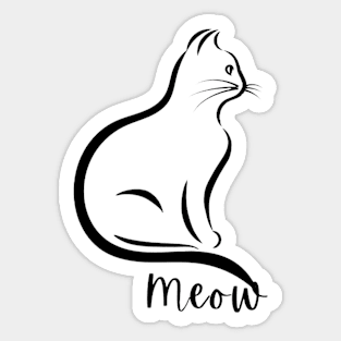 Meow Sticker